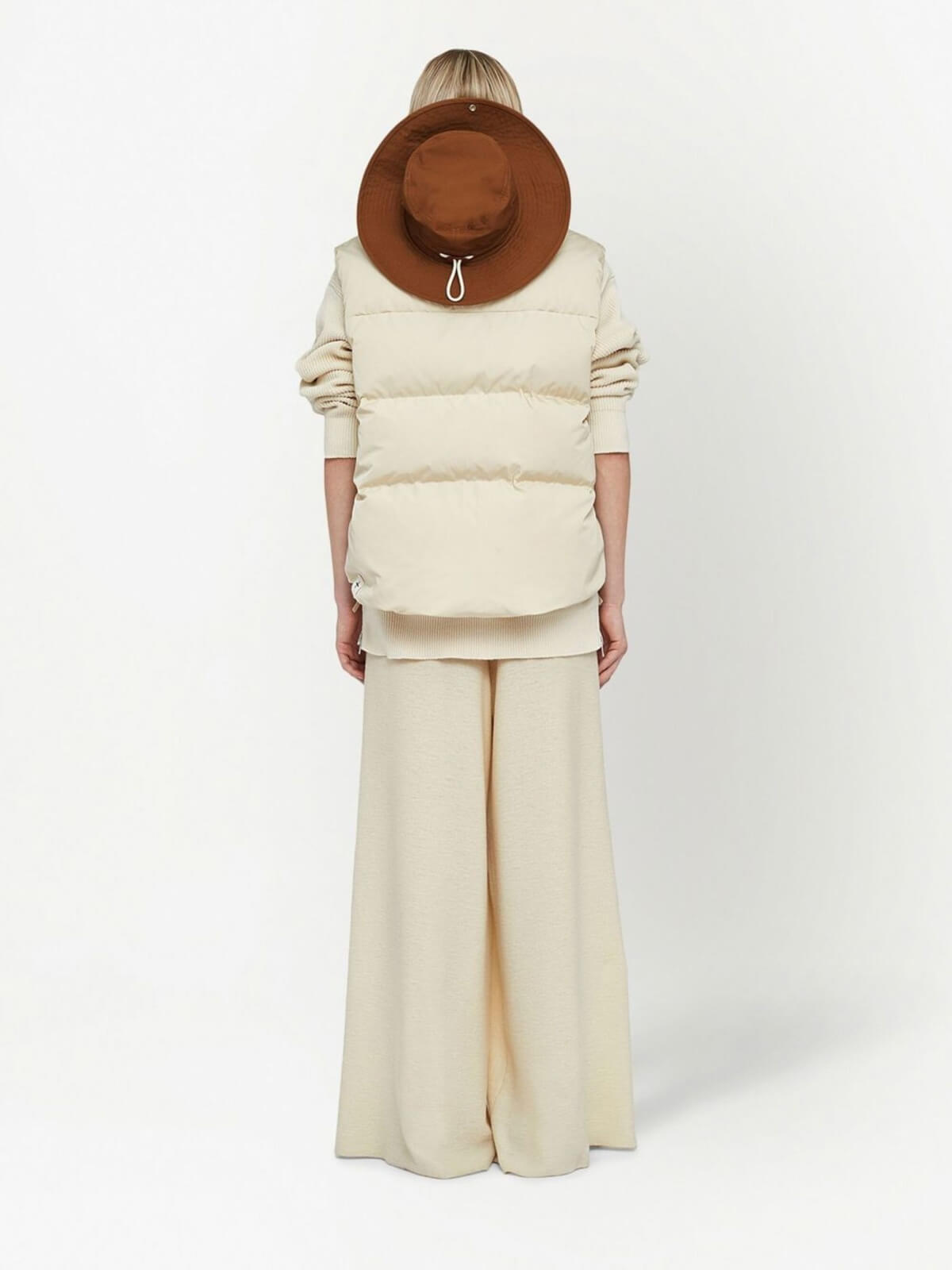 High-neck padded Gilet - Image 4